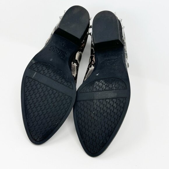 Circus Sam Edelman Women Reptile Faux Leather Studded Heel Zip Bootie Size 6.5 - Picture 13 of 15